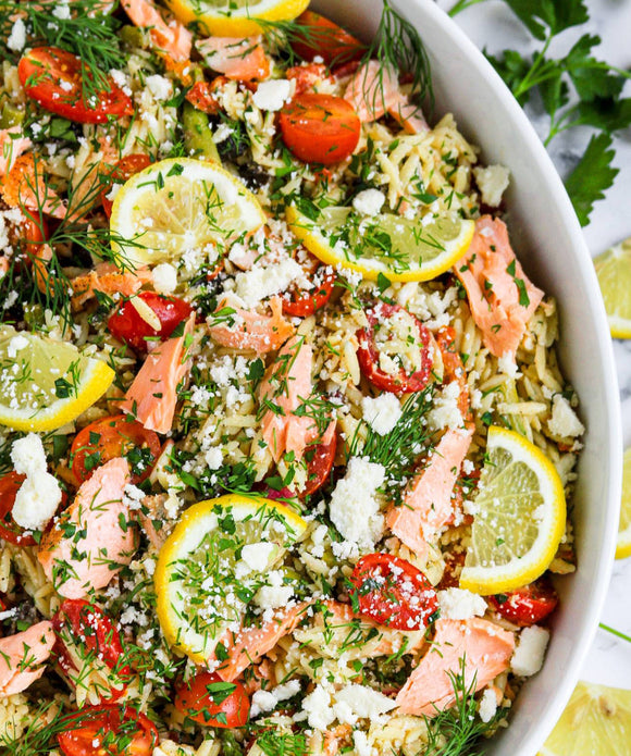 Flaked Salmon Quinoa Salad [GF]