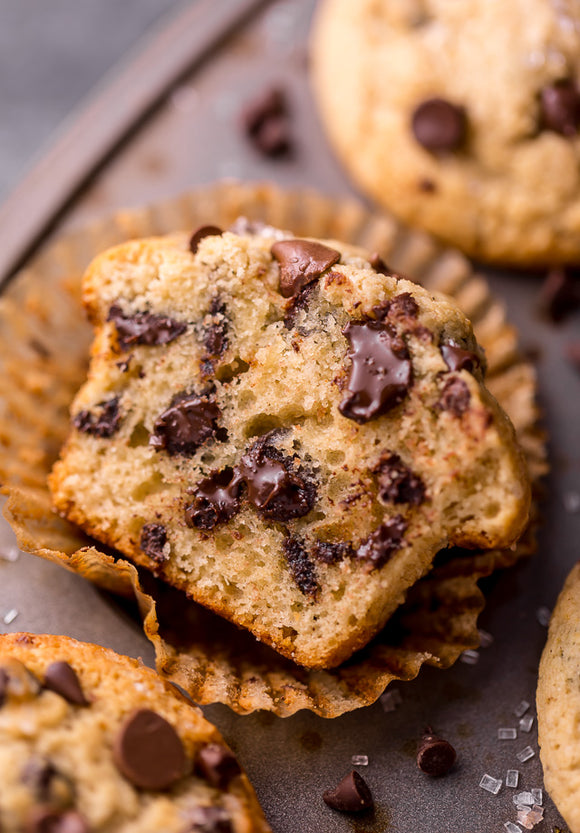 Chocolate Chip Pumpkin Muffins [V]